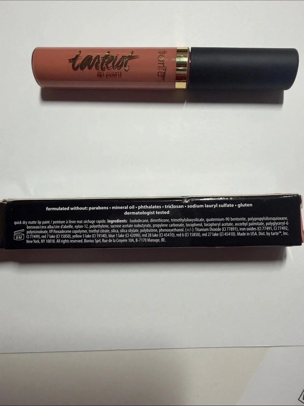 tarte Lip Paint Liquid Lipstick — warm nude rose